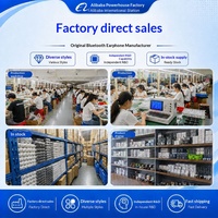 Écouteurs sans fil TWS 2-en-1 semi intra-auriculaires à clipser avec LED, étanchéité IPX6, son Hi-Fi, personnalisables OEM pour le sport et le sommeil