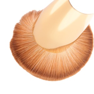 Pinceau à fond de teint ovale, doux et portable, manche en ABS, mini pinceau à poudre pour les voyages et les débutants - Product Image 4