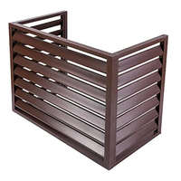 Aluminium avec peinture Couvercle de climatiseur Couvercle de climatiseur extérieur Couvercle de protection de climatisation