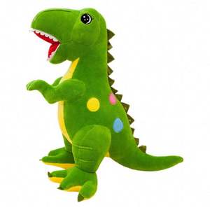 Juguetes de Peluche de Dinosaurio Verde de Gran Tamaño al por Mayor, Lindos Peluches de Animales Kawaii, Almohada de Peluche, Animales de Peluche OEM para Niños, Regalo para Niños - Product Image 3