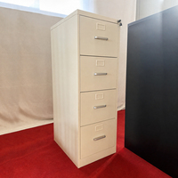 Armoire de rangement en acier moderne à 4 tiroirs verrouillables, armoire de rangement en métal pour le bureau et l'école, pour le rangement de documents