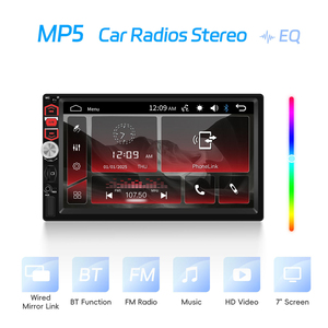 Podofo 2Din 7 Inch Universal Car Radio MP5 Multimedia <b>Player</b> Auto Radio Car Stereo Headunit With BT Remote Control Car Mp5 Dvd - Product Image 6