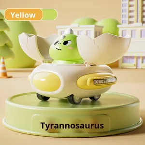 Auto Giocattolo a Forma di Dinosauro per Bambini, Veicolo a Inerzia con Impatto, Simpatico Dinosauro in Uovo - Product Image 6