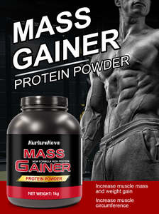 Suplemento de creatina en polvo de proteína de suero de leche para adultos, para una rápida construcción muscular, Fitness, deportes, aumento de peso - Product Image 2