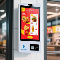 Caisse enregistreuse libre-service numérisation paiement Cash Alipay Machine de commande Kiosque libre-service pour restaurant