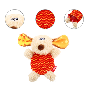 Pet all'ingrosso nuovo disegno animale a forma di cane cigolante giocattolo con <span class=keywords><strong>2</strong></span> cigolio ricaricabile per cani di piccola taglia e cuccioli di cane cigolante giocattoli - Product Image 2