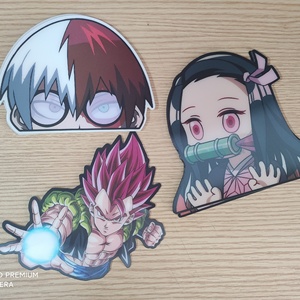 Adesivi Lenticolari Personalizzati con Effetto Movimento, Adesivi 3D <span class=keywords><strong>Anime</strong></span> Personalizzati, Adesivi Fustellati <span class=keywords><strong>Anime</strong></span> per Auto, Vendita Calda - Product Image 4