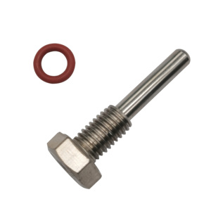 Sonda de Inserción Digital de Acero Inoxidable a Prueba de Agua con Rosca G1/2 1/4 1/8 M8 M10 de 50 mm para Sensor de Temperatura, Marca JYX - Product Image 2