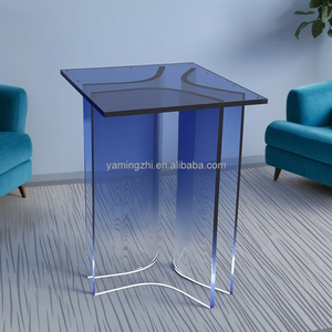 Chất lượng cao trong suốt Acrylic sống đồ nội thất hiện đại Acrylic Bàn cà phê OEM ODM cao cấp nhỏ Acrylic bảng cho phòng ngủ - Product Image 5