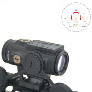 Tactical Gen II 5X <span class=keywords><strong>Prism</strong></span> Âmbito Retículo HD Lente Elementos Visão Noturna Caça Visão Reflex com 20mm Riser Mount - Product Image 2