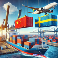Logistique mondiale DDU DDP Fret aérien Agent d'expédition Chine vers Suède Transport Sites de commerce électronique chinois