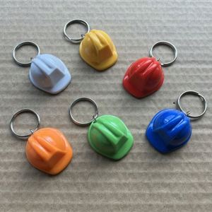 Mini Hard Hat <b>Keychain</b> - <b>Personalized</b> Construction Helmet Keyring, Bulk Safety Gift - Product Image 3