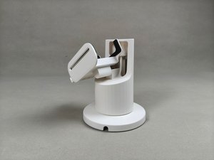 Support de point de vente en plastique réglable à 360° °   Support universel pivotant pour terminaux de point de vente Support de table pour point de vente Fixation de bureau - Product Image 4