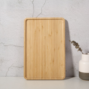 Bamboo Serving Trays <b>Set</b> <b>Square</b> Rectangular Natural Wood Tea Coffee Hotel Restaurant Tableware Household Gift Use - Product Image 2