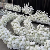 Dekorasi Bunga Mawar Buatan Gantung untuk Pusat Perbelanjaan, Hotel, Perlengkapan Dekorasi, Bola Hydrangea, Tempat Pernikahan