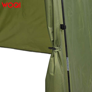 Carpa de ducha desplegable Woqi, color verde militar, para 1 persona, impermeable, para acampar al aire libre, con privacidad, de montaje rápido y portátil. - Product Image 1