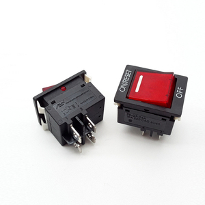 Interruptor de Sobrecarga DPDT 10A, Interruptor de Reinicio, Interruptor de Protección Térmica de Sobrecarga, Aleación de Zinc - Product Image 5