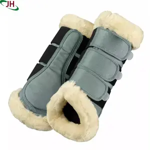 सर्दियों शैली गर्म हार्स उपकरण अश्वारोही सवारी कण्डरा जूते भेड़ फर के साथ अंदर