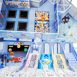 Bán nóng tùy chỉnh lớn trượt trong nhà Thiết bị sân chơi cho trẻ em-Nhà sản xuất thiết kế khu vực chơi thương mại - Product Image 3