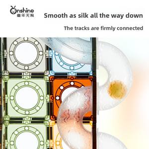 Onshine 100PCS Conjunto de Blocos Magnéticos Deslizantes Brinquedo Educativo STEM Kit de Construção para Idades de 4 a 6 Anos Plástico ABS ASTM CPC CE EN71 - Product Image 5