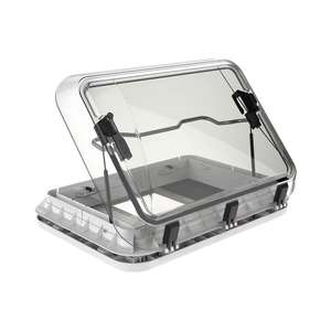 <span class=keywords><strong>Claraboya</strong></span> Doble de Acrílico para Remolque de Autocaravana de 700X500 mm con Luz LED, Control Manual - Product Image 4