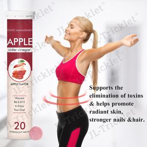 Julong OEM Comprimés effervescents au vinaigre de cidre de pomme biologique Comprimés effervescents Vegan ACV Compléments au vinaigre de cidre de pomme - Product Image 2