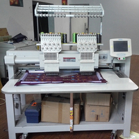 Machine à broder informatisée à 2 têtes et 9 aiguilles