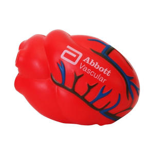 Balles anti-stress anatomiques personnalisées en forme <span class=keywords><strong>de</strong></span> cœur, avec logo promotionnel, en mousse PU, détails des veines, cadeau <span class=keywords><strong>de</strong></span> <span class=keywords><strong>cardiologie</strong></span>, pour bureau et éducation - Product Image 1