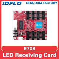 LED-Display-Empfängerkarte Huidu HD-R708 Vollfarbige HUB75 RGB SMD LED-Panel LED-Videowand LED-Digital-Signage-Steuerungskarte