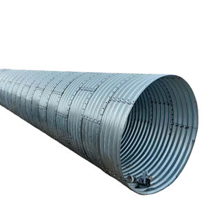 Fábrica de Acero, Producción de Tubería Corrugada para Alcantarillas de Puentes, Tubería de 12M y 6M de Longitud - Product Image 1