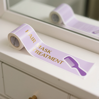 Etiquetas en rollo de papel de aluminio de plata de lujo personalizadas con logotipo de marca para embalaje de productos promocionales pegatinas decorativas