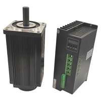 Moteur BLDC sans balais 48V 2000W 6.4Nm 3000RPM avec capteur Hall + Kit contrôleur BLDC à entraînement unique 24V/48V pour automatisation AGV