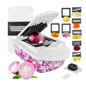 Utensilios de Cocina, Cortador de Verduras, Rebanador Manual de Cebolla, Mandolina, Picador de Verduras - Product Image 1