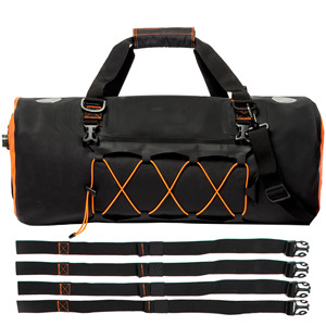 Muestra Gratuita, Bolsa Trasera para Motocicleta de Gran Capacidad, Impermeable, de PVC, para Viajes Deportivos, Bolsa para Asiento Trasero de Motocicleta - Product Image 1