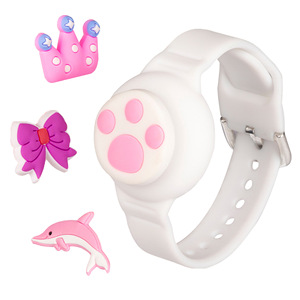 Étui de protection pour <span class=keywords><strong>Airtag</strong></span> 2, dispositif anti-perte, tracker, bracelet de montre en silicone pour enfants, dessin animé - Product Image 6