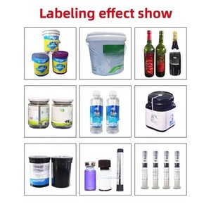 5 gallon giảm dần xô Máy dán nhãn cho gallon vòng có thể Máy tính để bàn labelling máy cho 10 xả rác nước gallon - Product Image 2