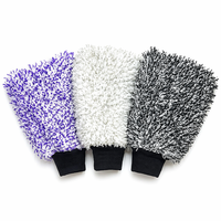 Gant de lavage de voiture en microfibre personnalisé avec logo OEM ODM, marque privée, haute performance