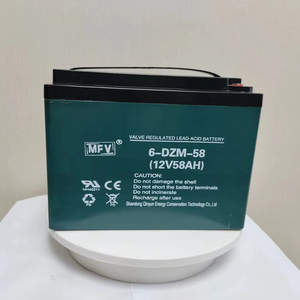 แบตเตอรี่ VRLA แบบไม่ต้องบำรุงรักษา 12V 58Ah 6-DZM-58 สำหรับเครื่องใช้ไฟฟ้าในบ้าน ของเล่น สกู๊ตเตอร์ ระบบพลังงานแสงอาทิตย์ - Product Image 1