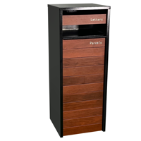 Boîte à colis autoportante en acier galvanisé WELDON OEM, grande, antivol, avec serrure à clé, pour extérieur, boîte à colis, boîte aux lettres, boîte de livraison