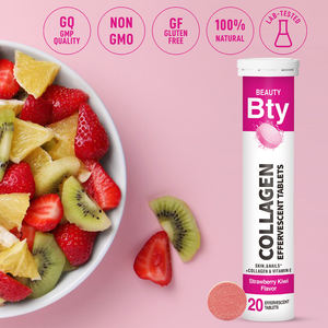 Tablet Multivitamin Kolagen Vitamin C Effervescent 1000Mg OEM/ODM/OBM Label Pribadi untuk Kecantikan Kulit - Product Image 3