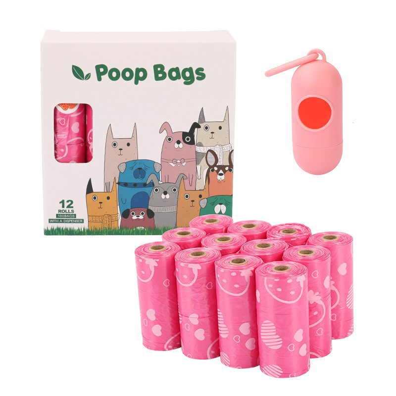 Pink 12 rolls+dispenser