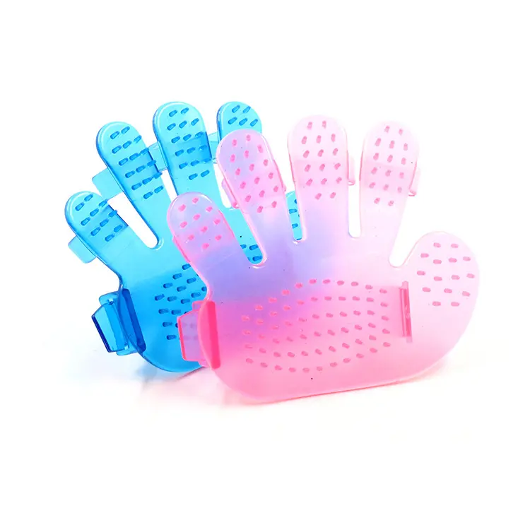 Stock Cleaning Dogs Cats Long Short Fur Brushes Glove Massage Mitt Deshedding Pet Hair Remover Glove Pet Grooming Glove Brush