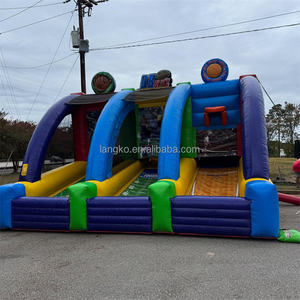 Juegos Inflables Sports Zone 3 en 1, Juego Inflable Comercial para Niños, Juegos Interactivos para Exteriores y Carnavales - Product Image 1