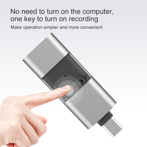 Enregistreur vocal numérique <span class=keywords><strong>3</strong></span> interfaces HD Mini <span class=keywords><strong>USB</strong></span> Enregistrement sonore audio longue distance MP3 pour IPhone Android - Product Image 4