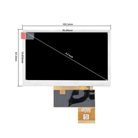 Layar LCD Innolux 4,3 inci/TFT/Layar Kecerahan Tinggi/480*272 AT043TN25 V.2, Kompatibel dengan Layar Sentuh