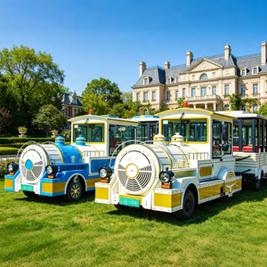 Trenes Turísticos para Niños y Adultos, Trenes sin Rieles para Parques de Diversiones y Atracciones, en Oferta - Product Image 2