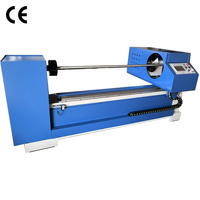 Machine à découper le tissu contrôlée par PLC, coupeuse de tissu de 1800 mm, équipement de rembobinage de rouleaux textiles de haute précision