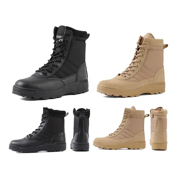 Bottes de désert bottes tactiques militair pour hommes, bottes de Jungle pour la randonnée, le travail, l'entraînement, la chas