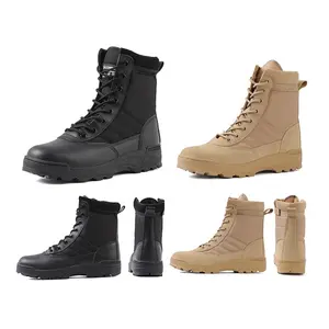 Armea adoranto botas masculinas para camuflagem, botas pretas para treino em montanhas, caça, caminhada no deserto
