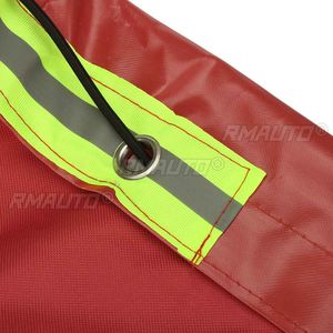 Housse de remorque universelle 600D, en PVC résistant, imperméable, coupe-vent, protection contre la poussière, avec ceinture en caoutchouc, 120 - 140 cm - Product Image 5